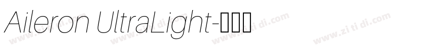 Aileron UltraLight字体转换 Aileron UltraLight字体转换